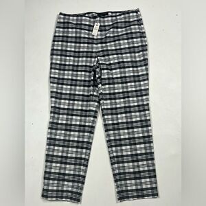Talbots | NWT High Rise Plaid Petite Pants with Side Zipper